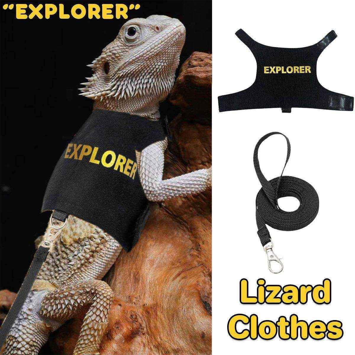 Lizard Leash Climbing Pet Out Chest Strap Chameleon Squirrel Leash