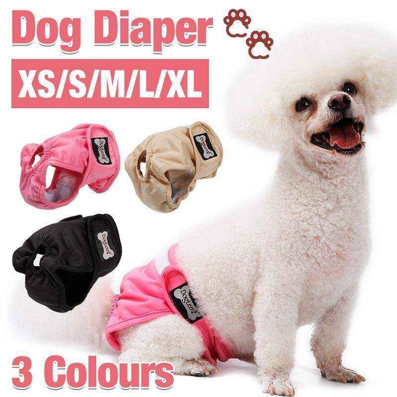 Female Dog Puppy Nappy Diapers Wrap Band Sanitary Pants Underpants XS-XL