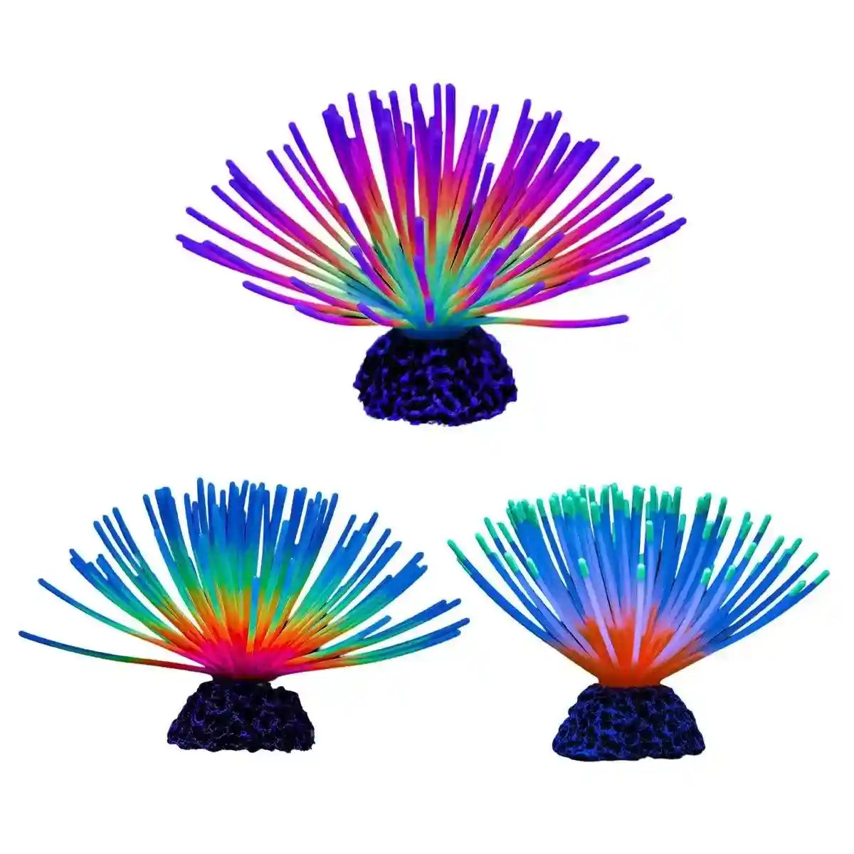 Aquarium Fish Tank Decor Simulation Coral Lotus Aquatic Plants Vibrant Ornament