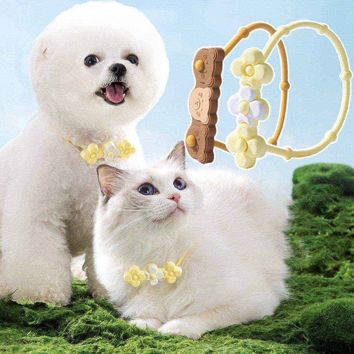 Cartoon Designer Pet Collars Essential Oils for Dogs & Cats