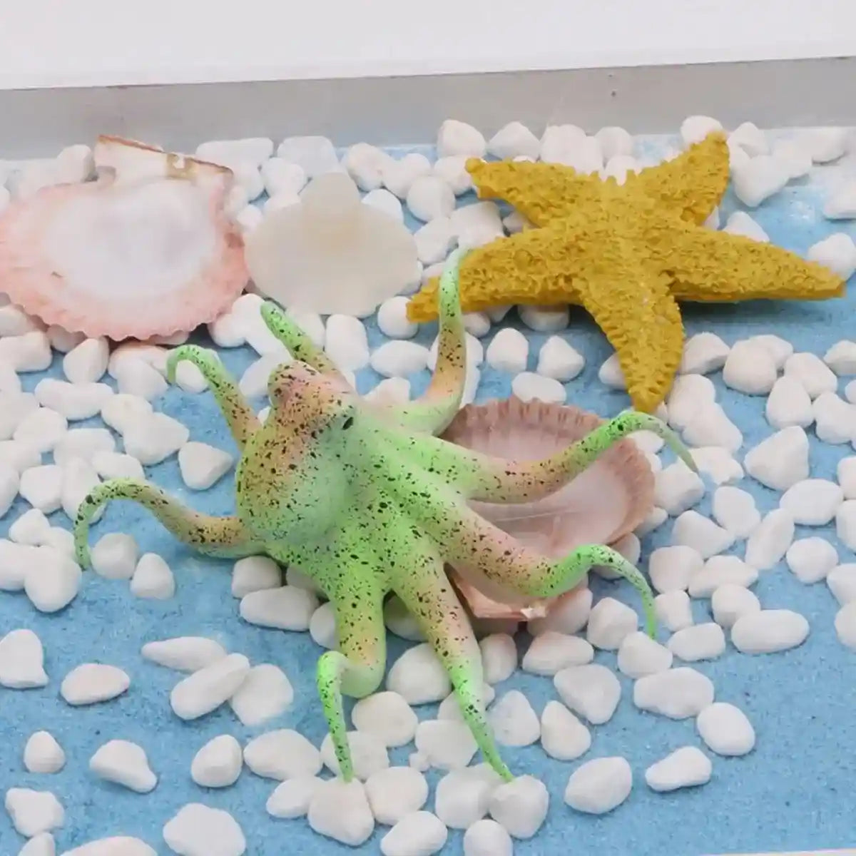 Simulation Octopus Aquarium Ornament Vibrant Fluorescent Fish Tank Decoration