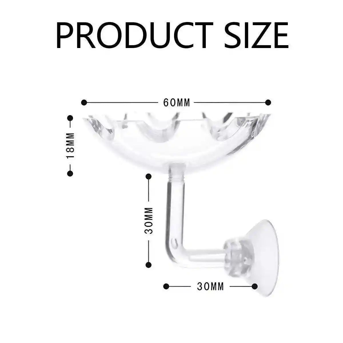 Aquarium Fish Tank Shrimp Food Feeder Clear Arylic Feeding Dish Fish Tank Feeder