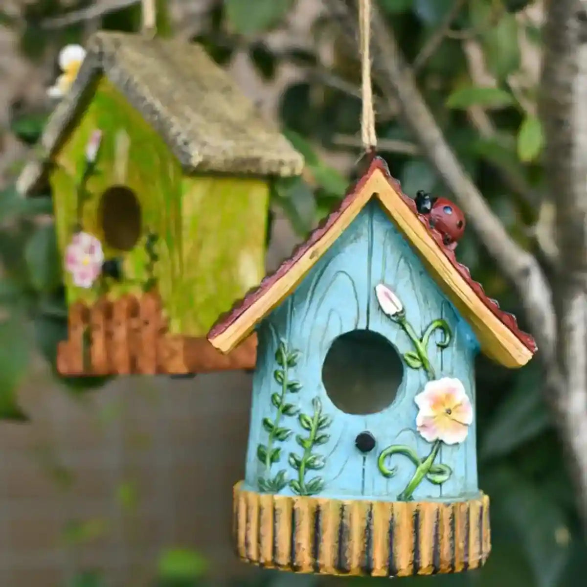 Bird House Resin Crafts Ornaments