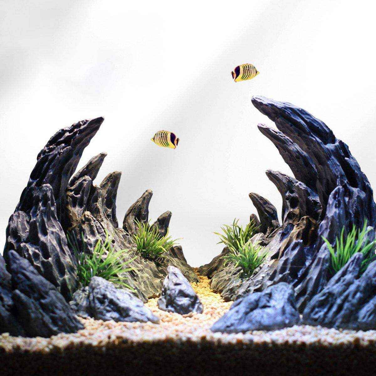 Dragon Stone Aquarium Rocks for Aquascape Resin Decorative Ornament