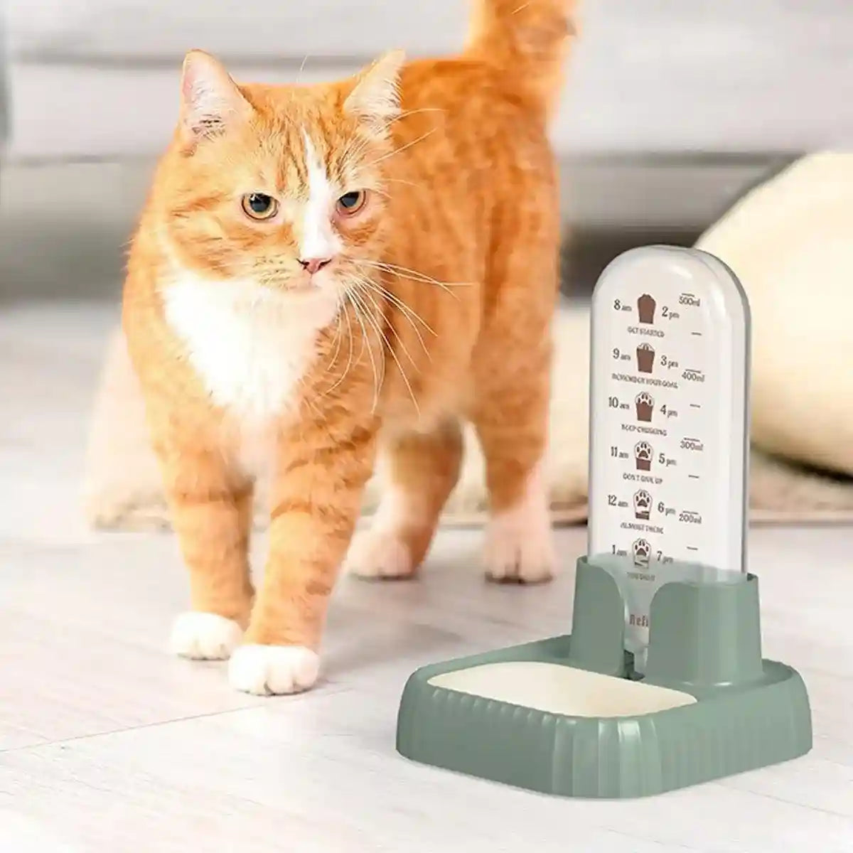 Automatic Pet Water Dispenser for Cats and Dogs with Siphon Refill System