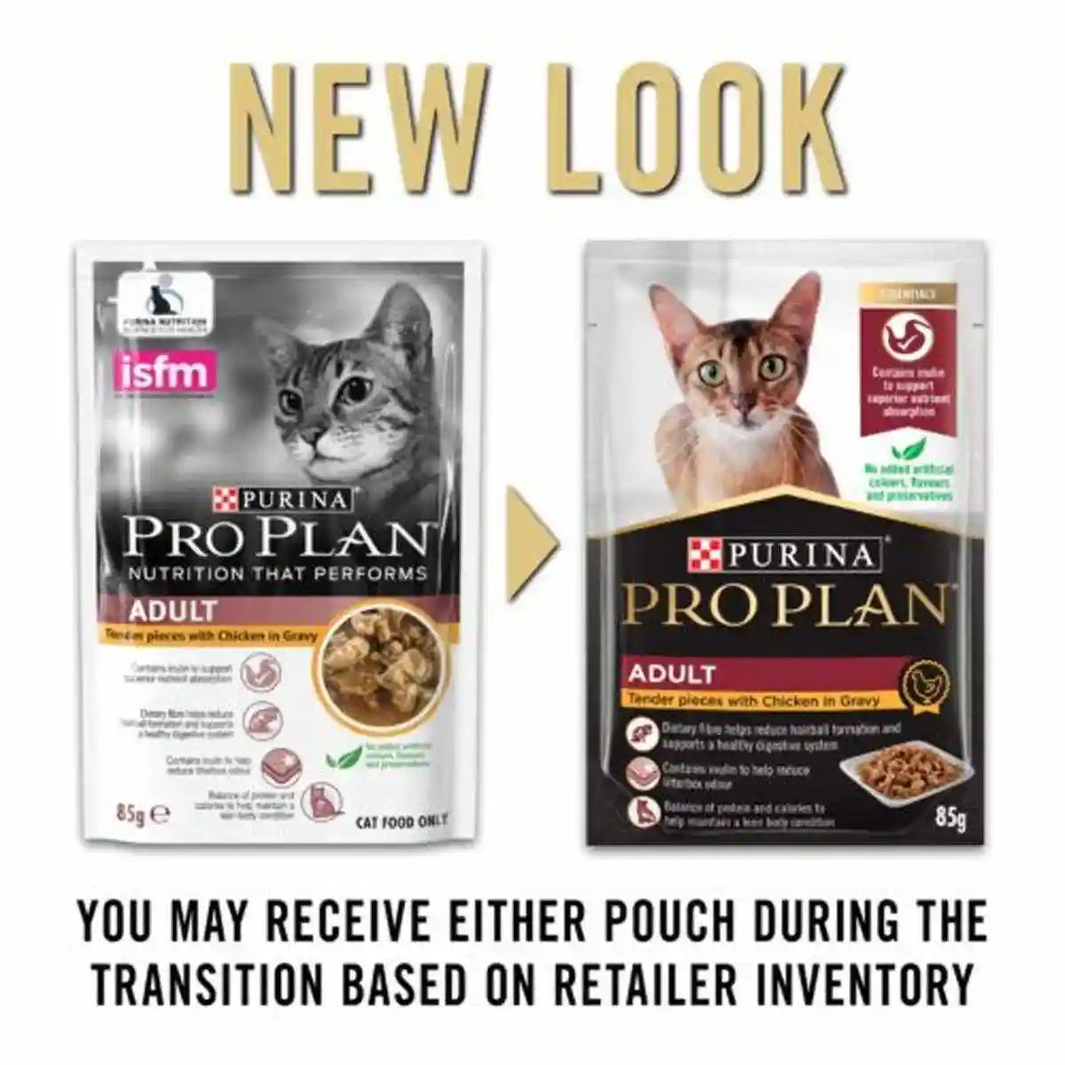 Pro Plan Cat Gravy Chicken Wet 12*85g