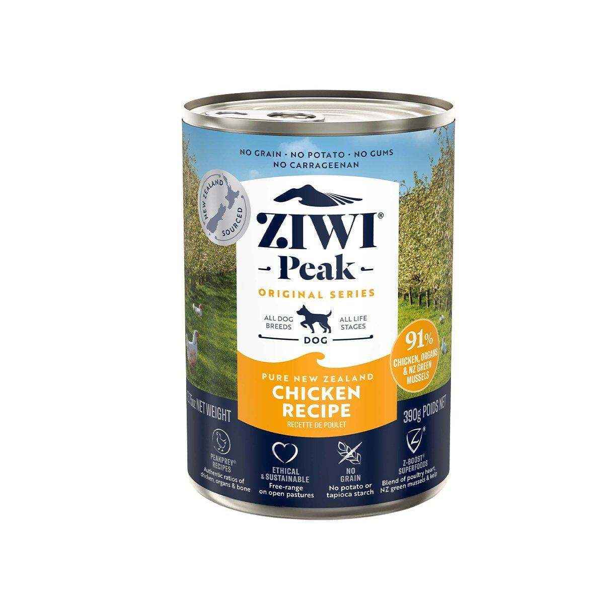 ZIWI Peak Wet Dog Food Chicken | Best Wet Dog Food Australia | 390g