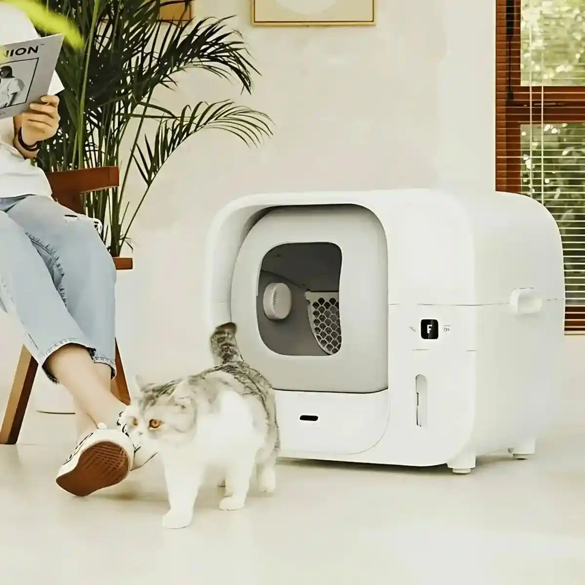 Furbulous Smart Cat Litter Box Automatic Self-Cleaning with App Control Only For Pick Up