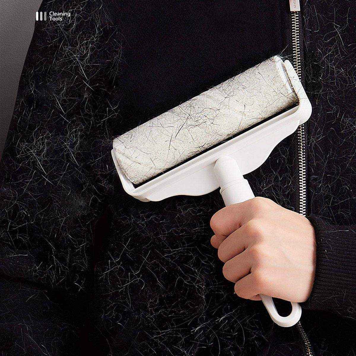 Pet Hair Roller with Retractable Handle for Efficient Pet Hair Removal