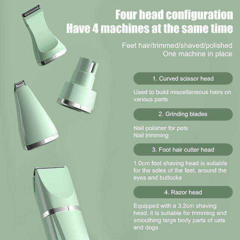 Rechargeable Pet Hair Clippers Professional Grooming Kit