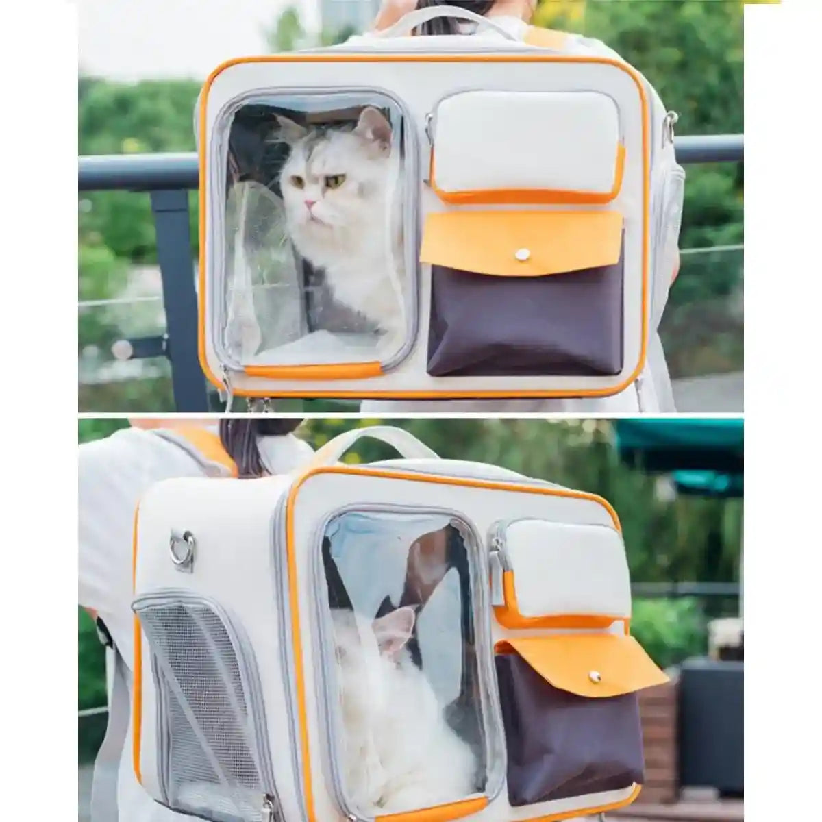 Large Canvas Pet Backpack Carrier