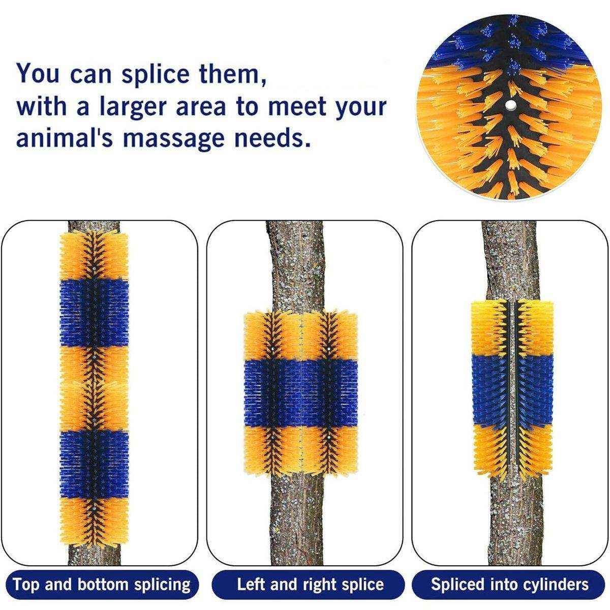 Multifunctional Livestock Brush Nylon Bristles for Horses Cows & Goats