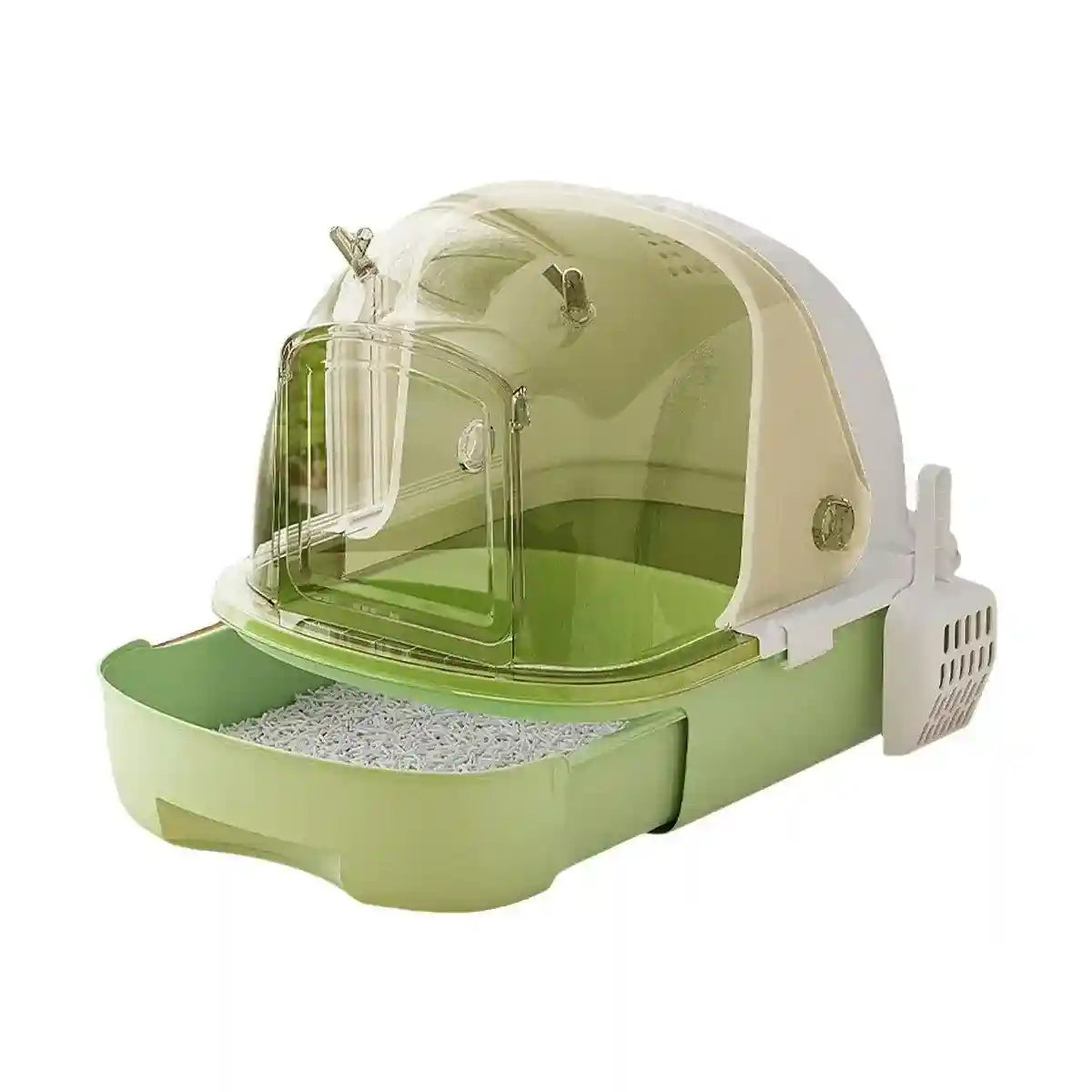 Cat Litter Box Oversized Fully Closed Cat Toilet Odor-proof