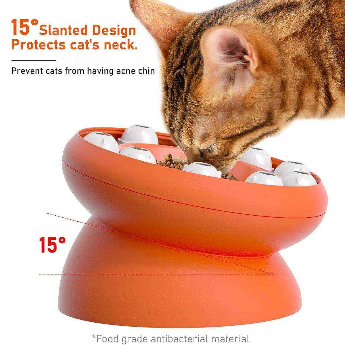 Interactive Slow Feeder Bowl Hidden Food Toy for Cats and Dogs Promotes Healthy Eating