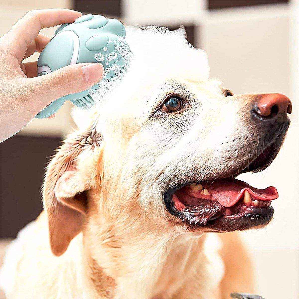 Multifunctional Silicone Pet Bath Brush For Dogs and Cats