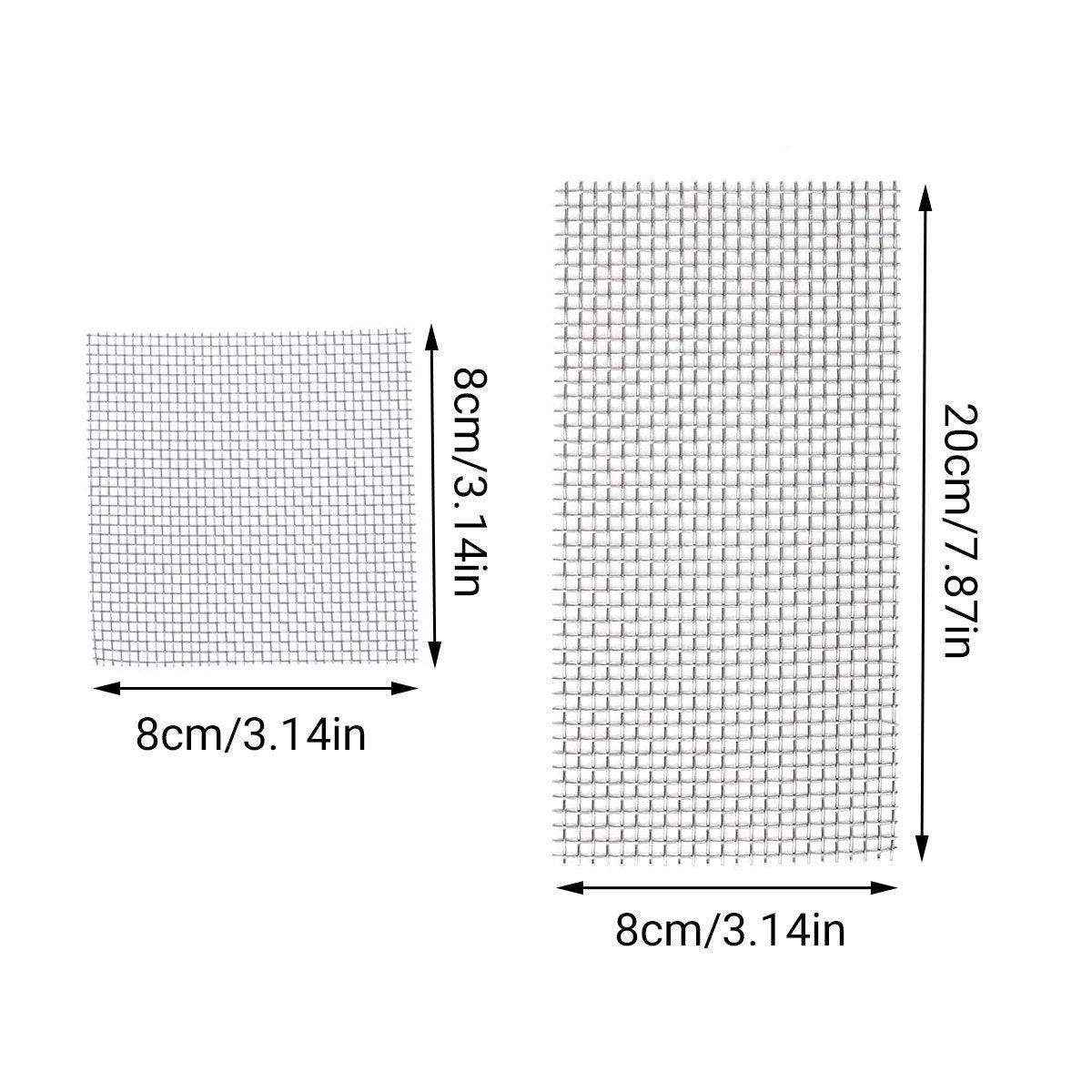 10pcs Stainless Steel Wire Mesh for Water Plants Fish Tank Aquarium Decoration