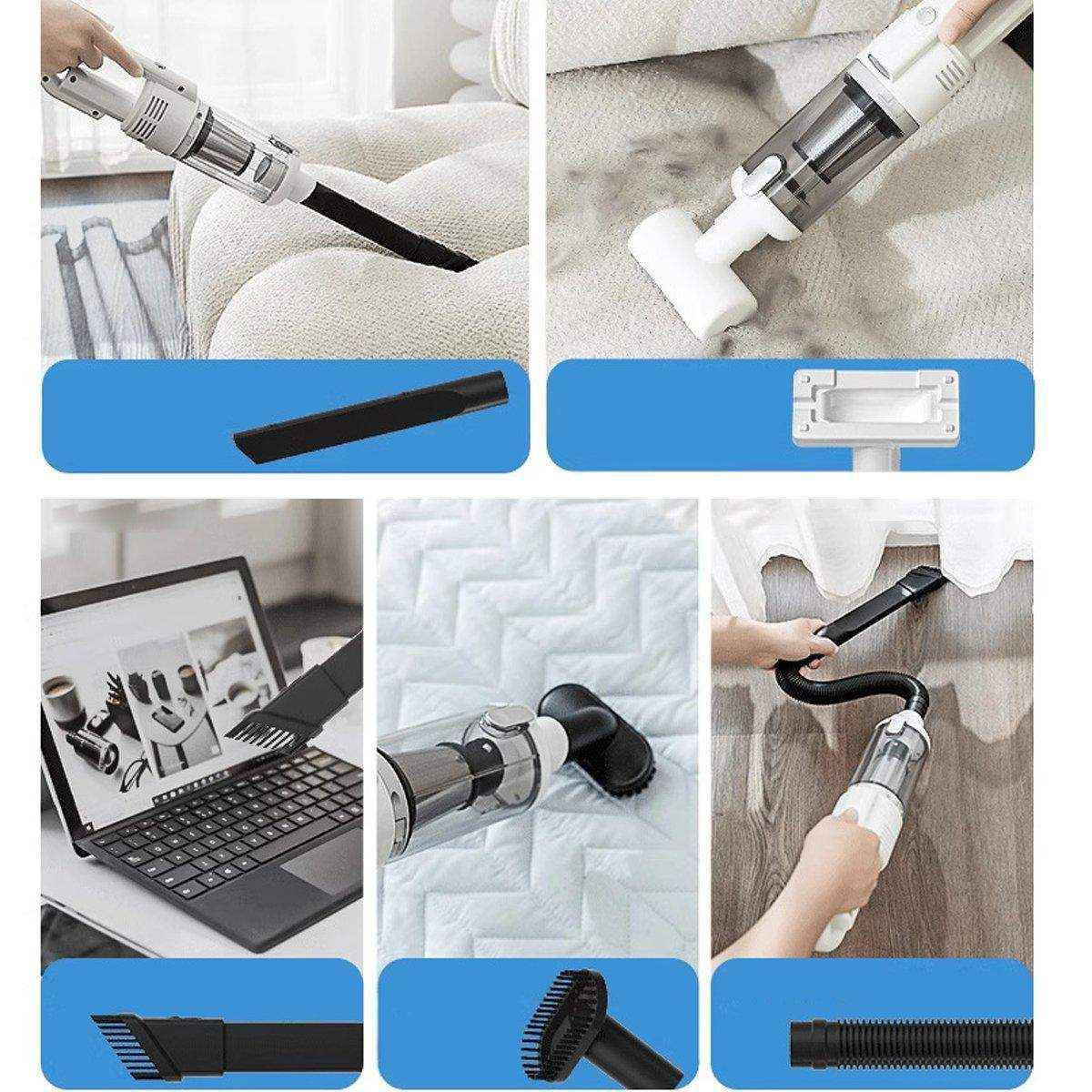 Fully Automatic Wireless Vacuum Cleaner for Pets Powerful & Portable