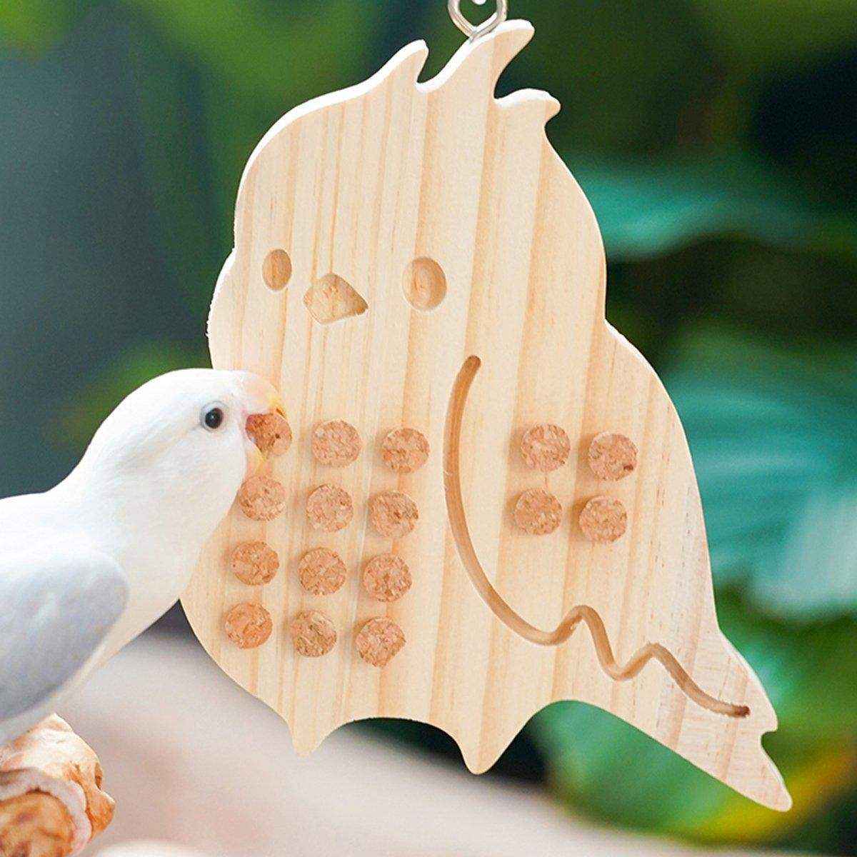 Parrot Toy Nibbling Relief Anti-Depression Puzzle Supplies for Bird Chewing Fun