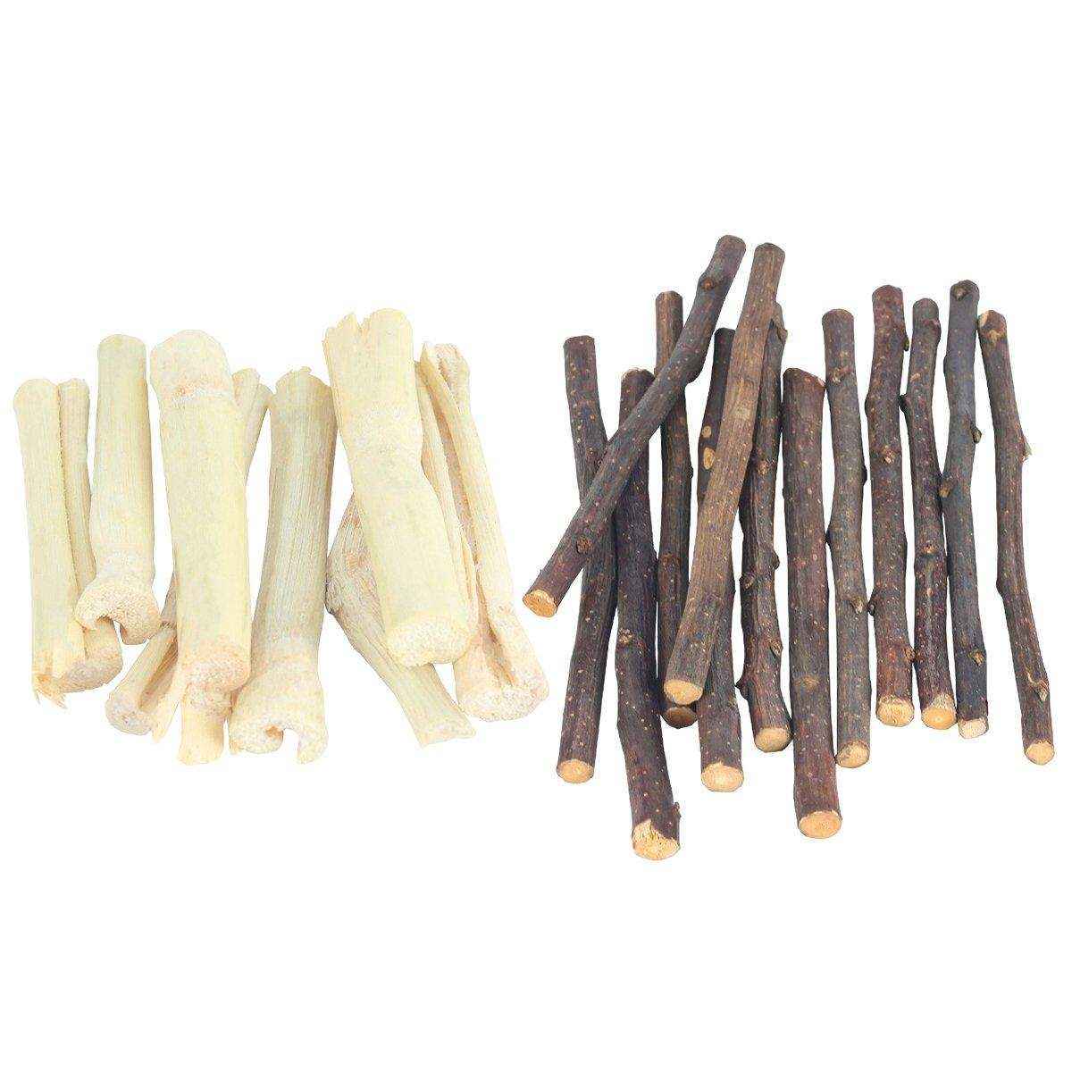 Natural Apple Sticks for Rabbits and Small Pet Chew Toy