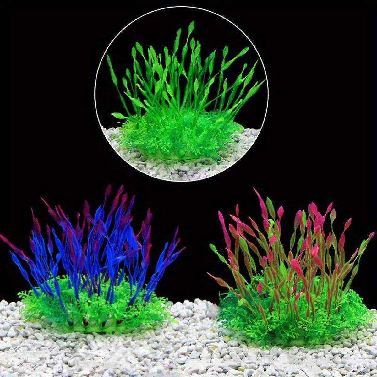 Artificial Aquarium Grass Vibrant Decorative Plants for Fish Tanks