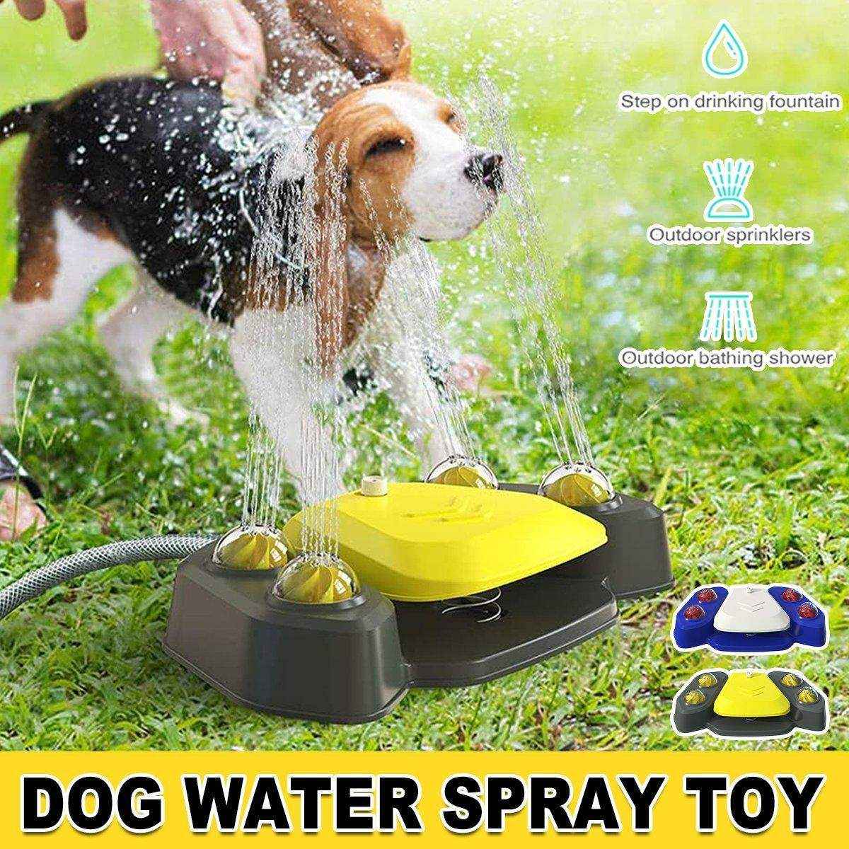 Interactive Dog Water Spray Toy Outdoor Pet Fountain & Sprinkler System