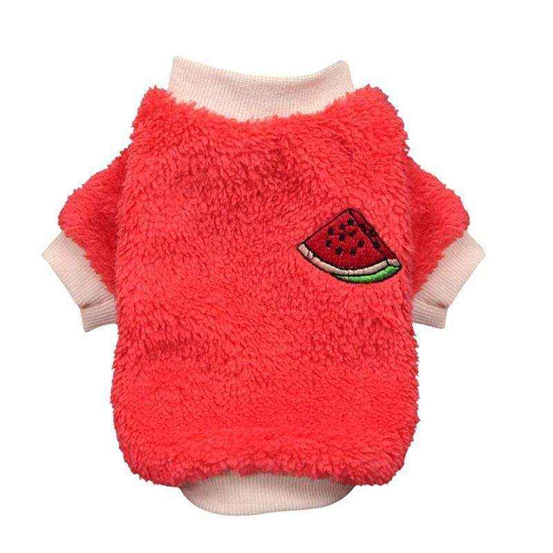 Fleece Dog Jumper for Small Pets Stylish Warmth for Winter