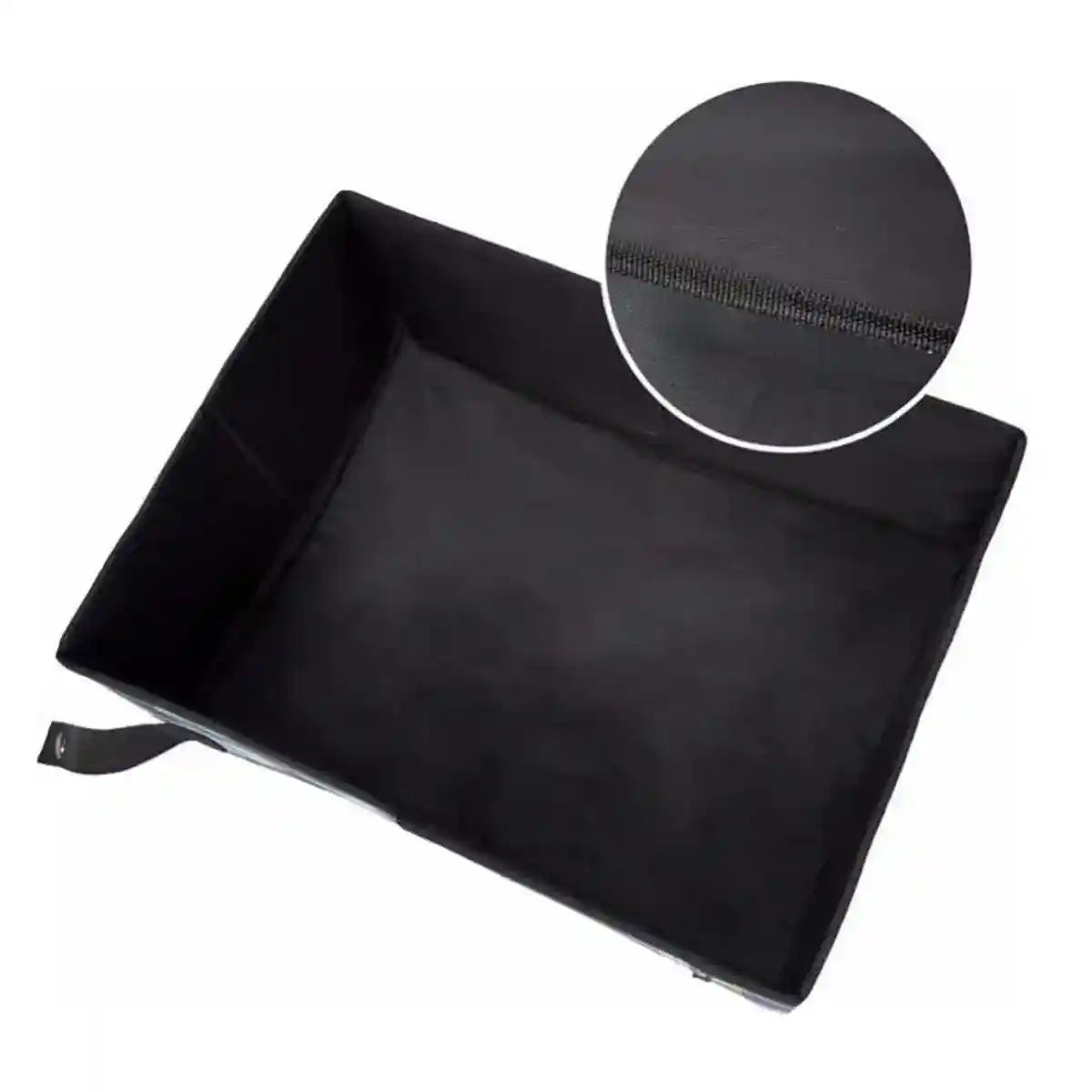 Travel Cat Litter Box With Lid and Handle Standard Portable Foldable Cat Litter Box Fabric Cat Litter Bag