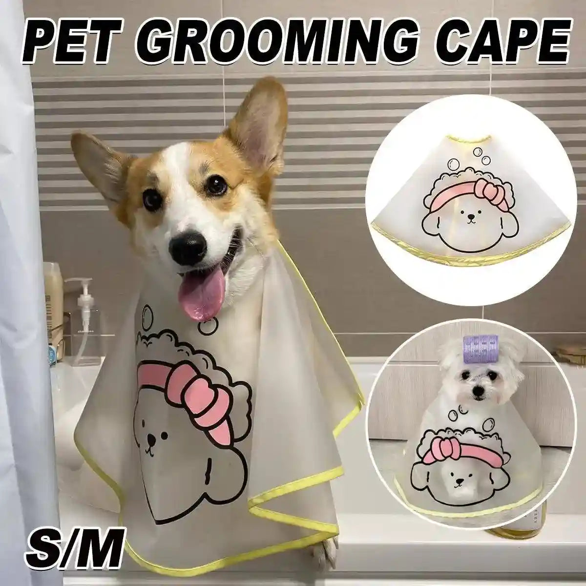 Pet Shop Bath Cleaning Pet Dog Cat Cleaning Tearmarks Hair Cloth Cover Pet Supplies