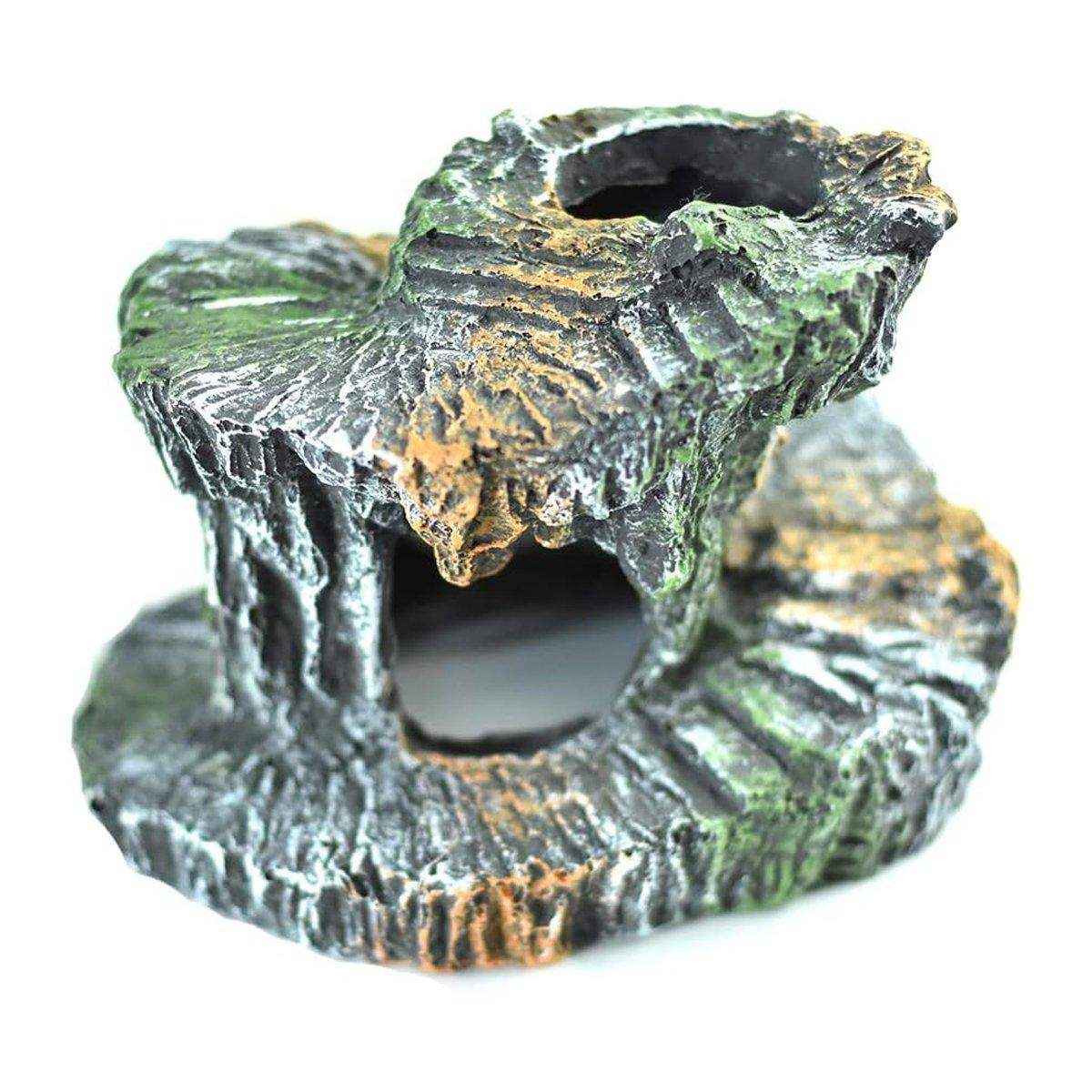 Creative Spiral Turtle Platform Aquarium Turtle Goldfish Escape Resin Crafts Ornaments