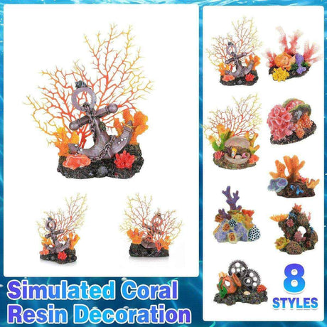 Simulation Coral Landscaping Decorations - Realistic Coral Aquarium Decorations