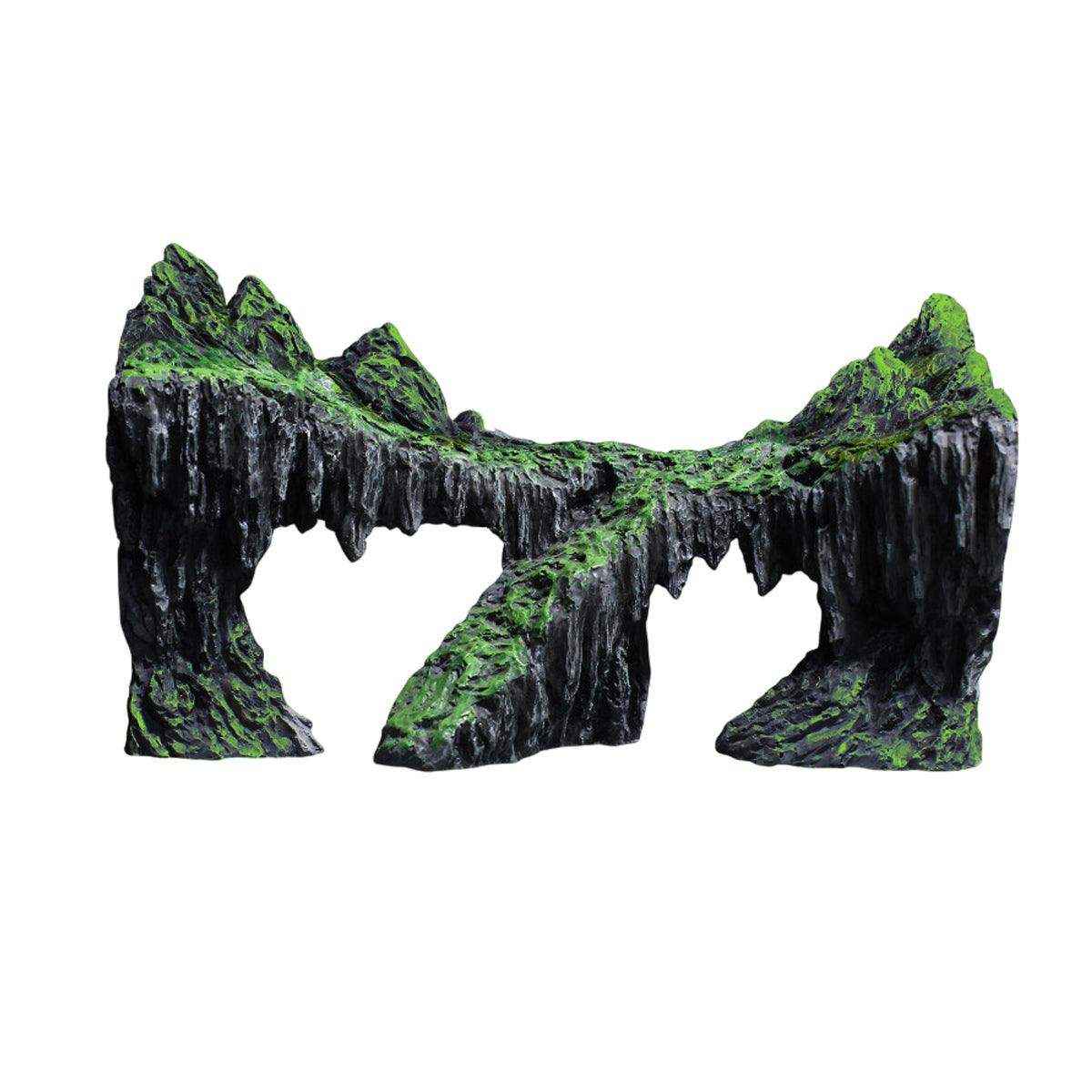 Aquarium Rockery Decoration Natural Rock Cave for Fish & Reptiles