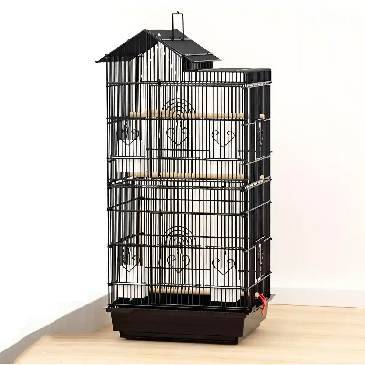Multi-Level Parrot Aviary Spacious Large Bird Cage for Home Use
