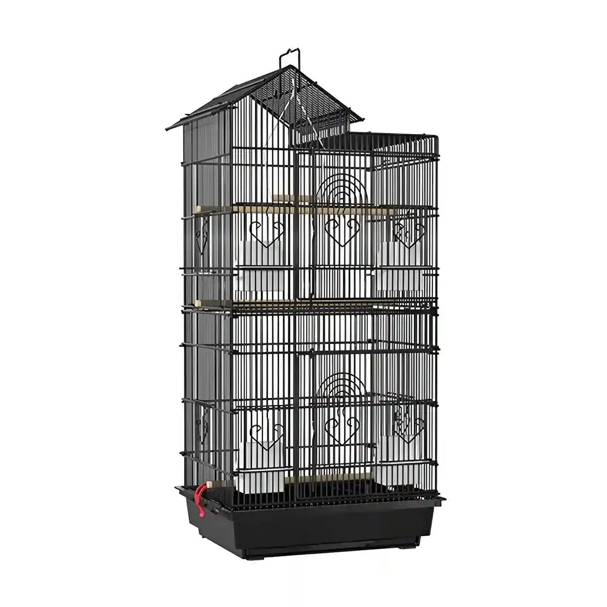 Multi-Level Parrot Aviary Spacious Large Bird Cage for Home Use