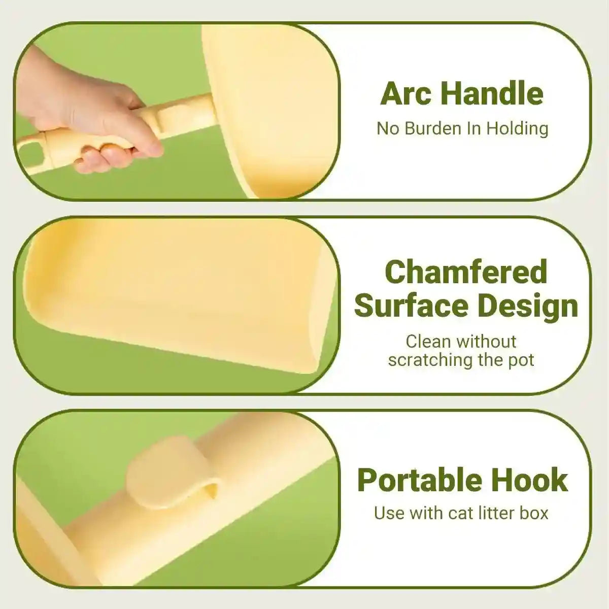 Efficient Cleaning Cat Litter Scoop With Long Handle