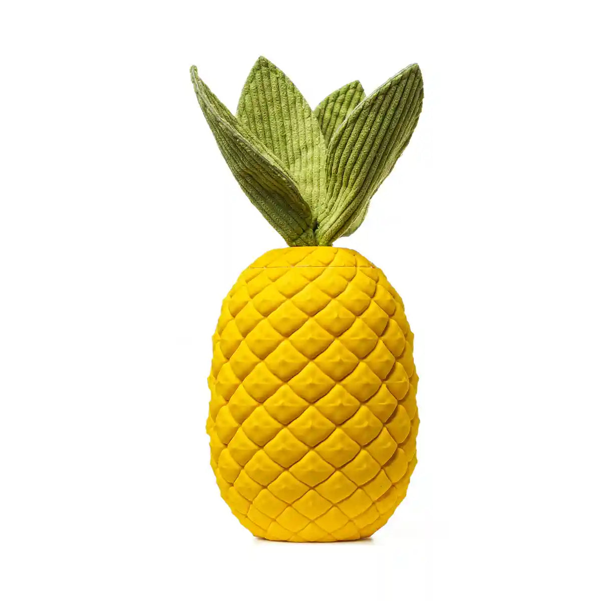 Durable Pineapple Dog Chew Toy Squeaky & Teeth Cleaning Toy
