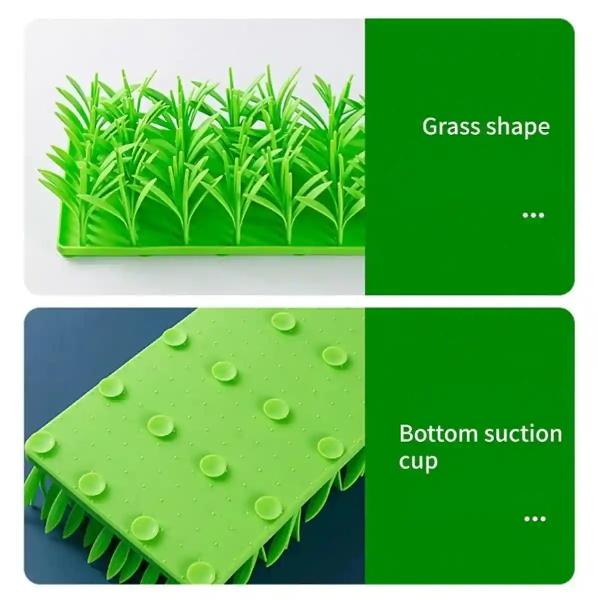 Silicone Grass Slow Feeder Mat Anti-Slip Pet Food Licking Pad