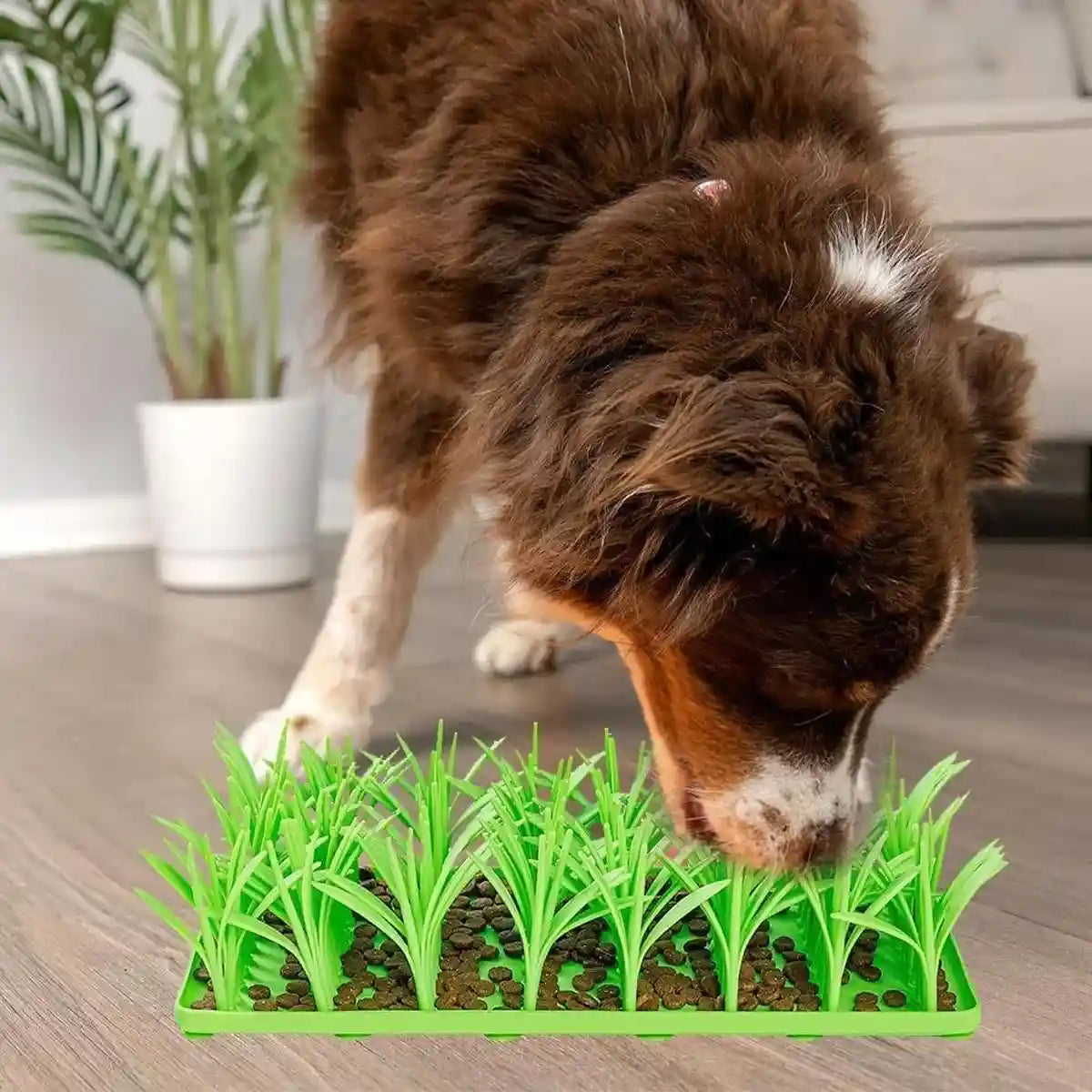 Silicone Grass Slow Feeder Mat Anti-Slip Pet Food Licking Pad