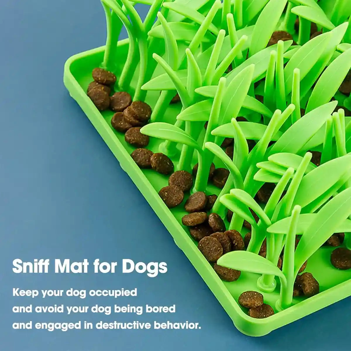 Silicone Grass Slow Feeder Mat Anti-Slip Pet Food Licking Pad