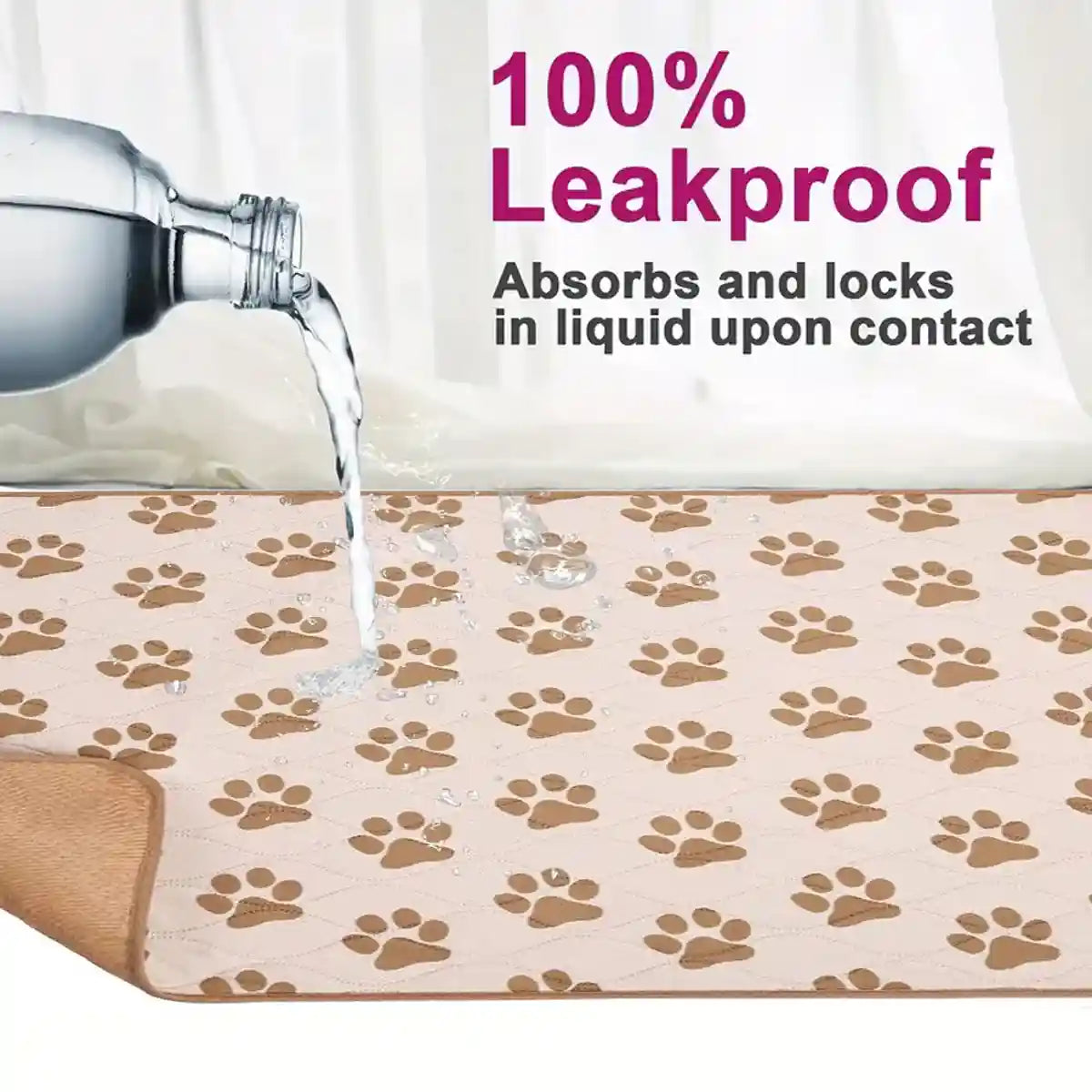 Washable Reusable Pet Dog Pee Pad