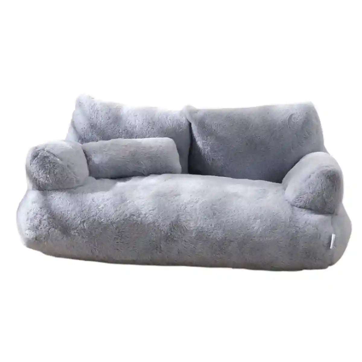 Plush Sofa Cat Bed for Indoor Pets Comfy Nest for Cats & Small Dogs
