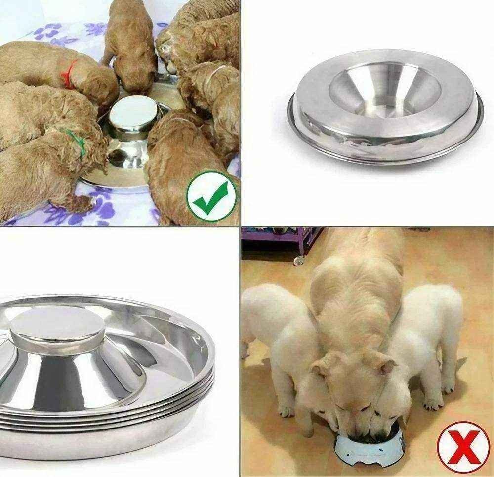 Feeder Bowl Stainless Steel Dog Bowls 26/30/34cm