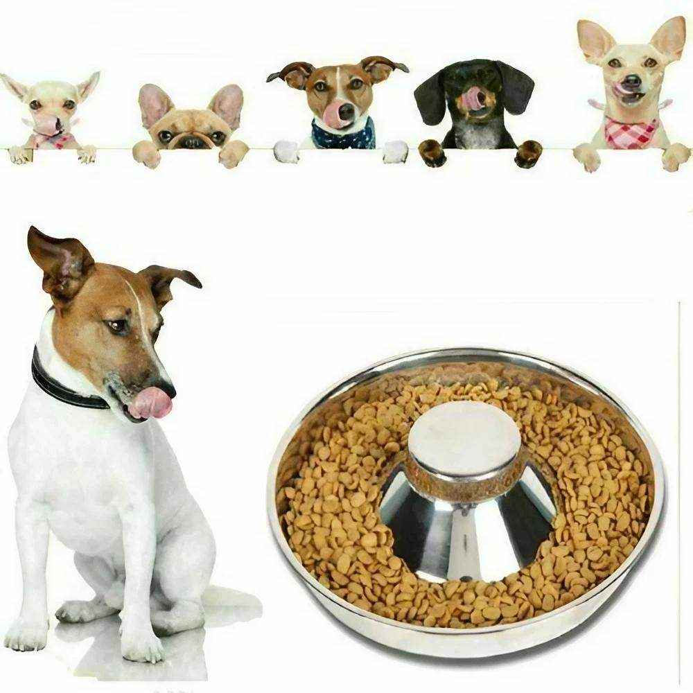 Feeder Bowl Stainless Steel Dog Bowls 26/30/34cm