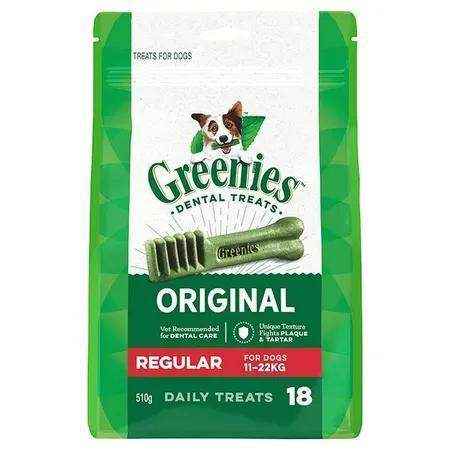Greenies Canine Dental Dog Treats Original Regular 510g