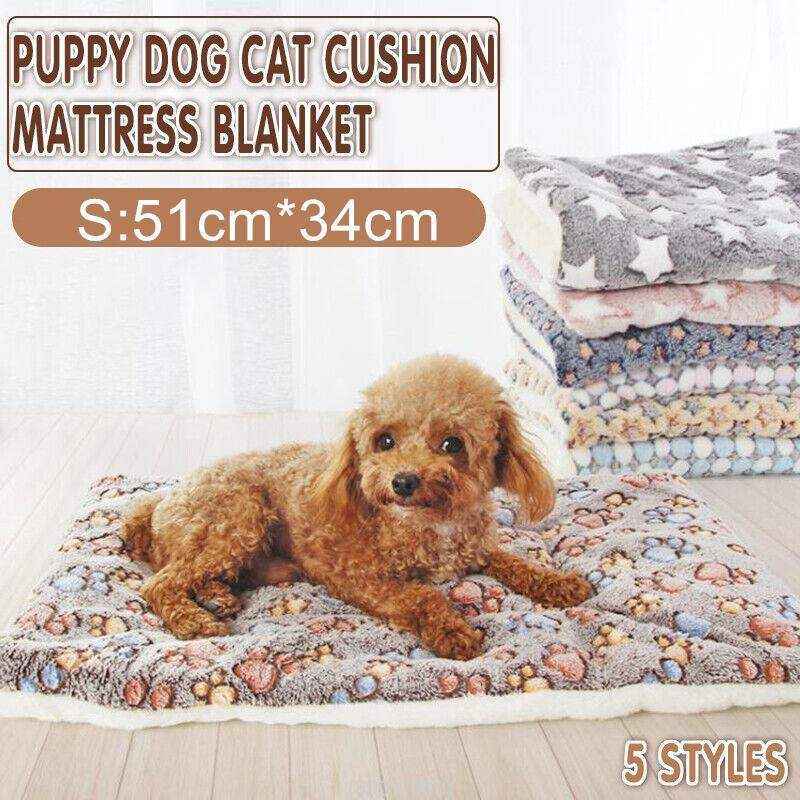 Foldable soft dog mattress for indoor and travel use