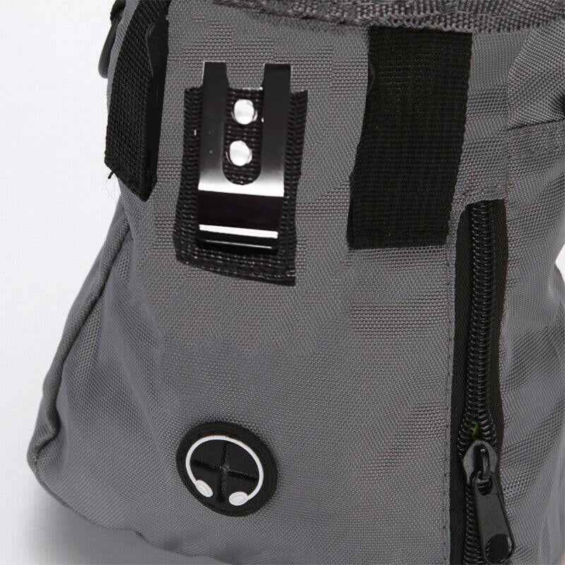 Dog Training Treat Pouch Black/Grey