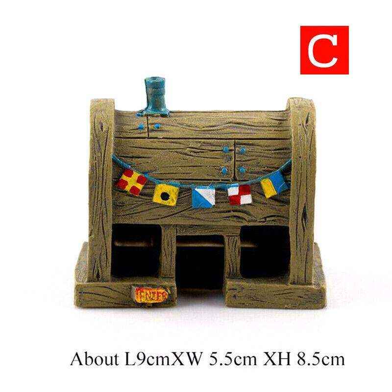 Creative Resin Fish Tank Ornament Fun & Safe Aquarium Decoration