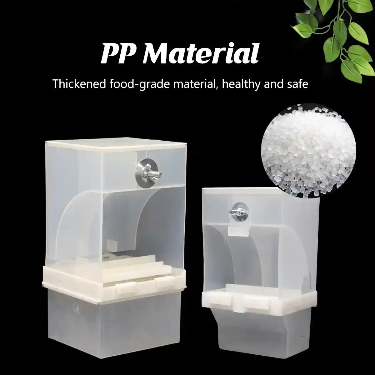 Automatic Bird Feeder with Double Grid and Easy-Clean Tray