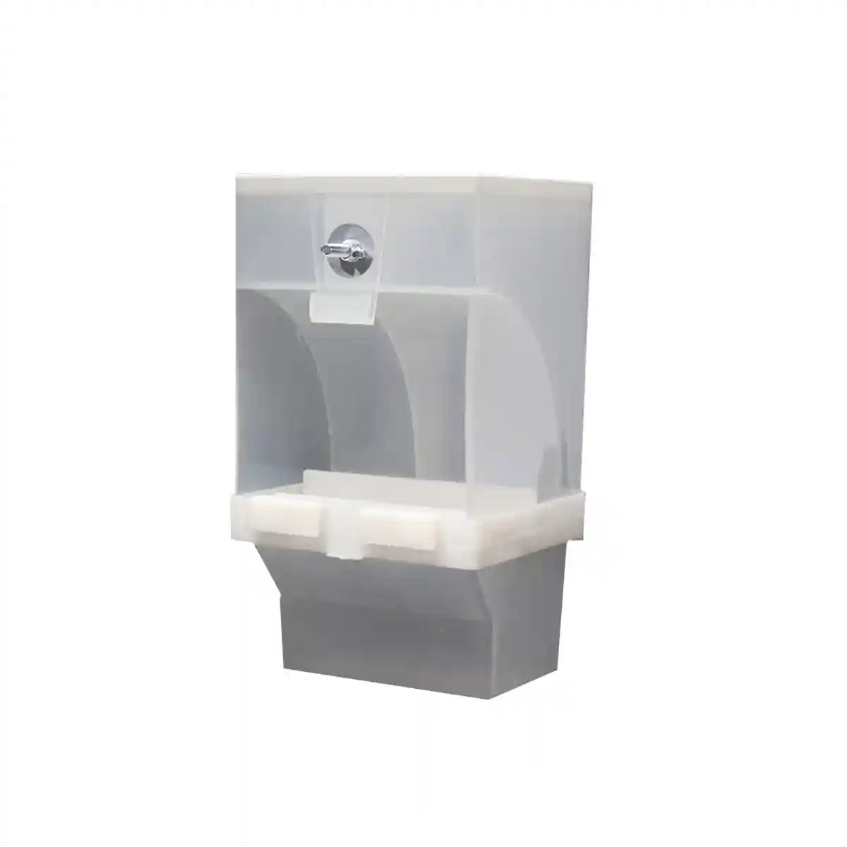 Automatic Bird Feeder with Double Grid and Easy-Clean Tray