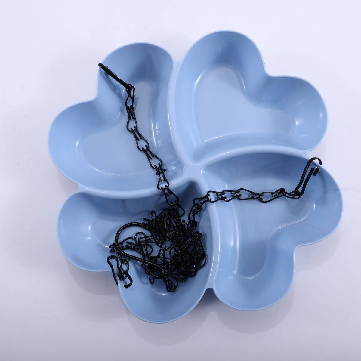 Hanging Bird Feeder Tray With Chain Hook Outdoor Bird Feeding Dish