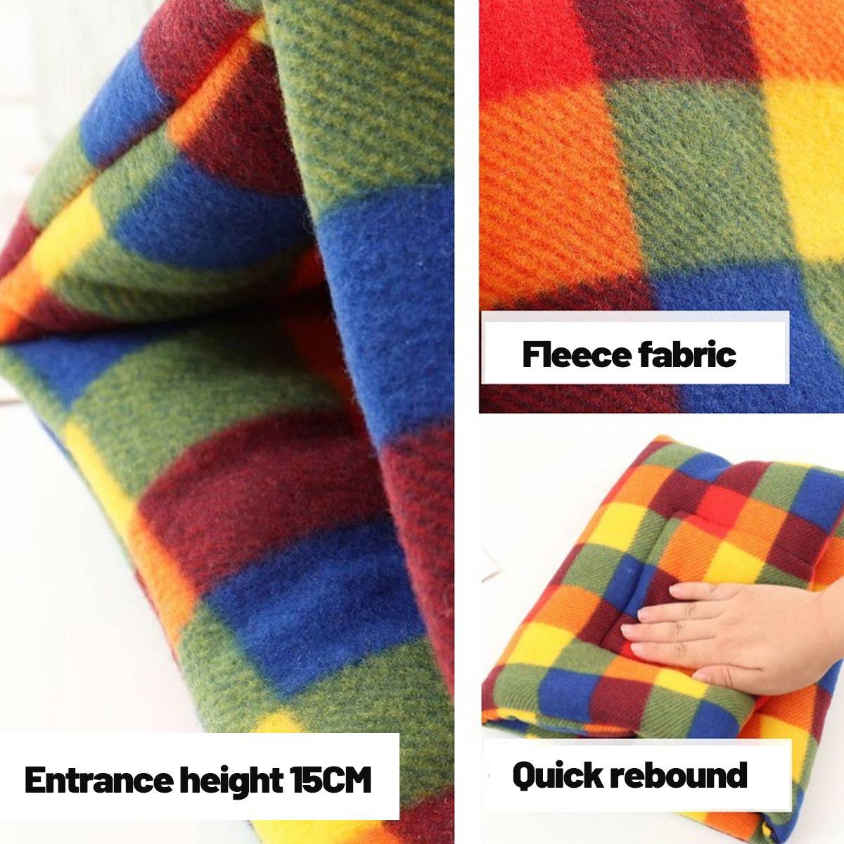 Small Pet Hiding Nest – Fleece Triangle Tent for Rabbits & Guinea Pigs